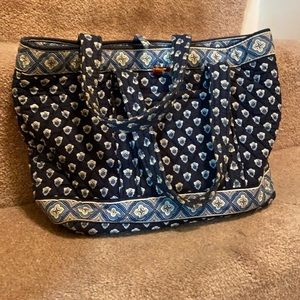 Blue pattern Vera Bradley cloth bag